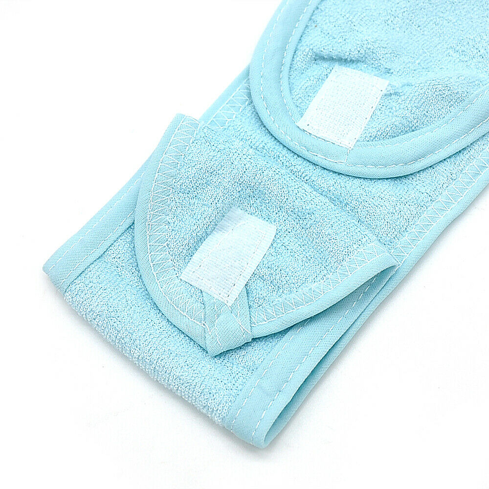 Women Adjustable Makeup Toweling Hair Wrap Head Band Salon SPA Facial Headband..