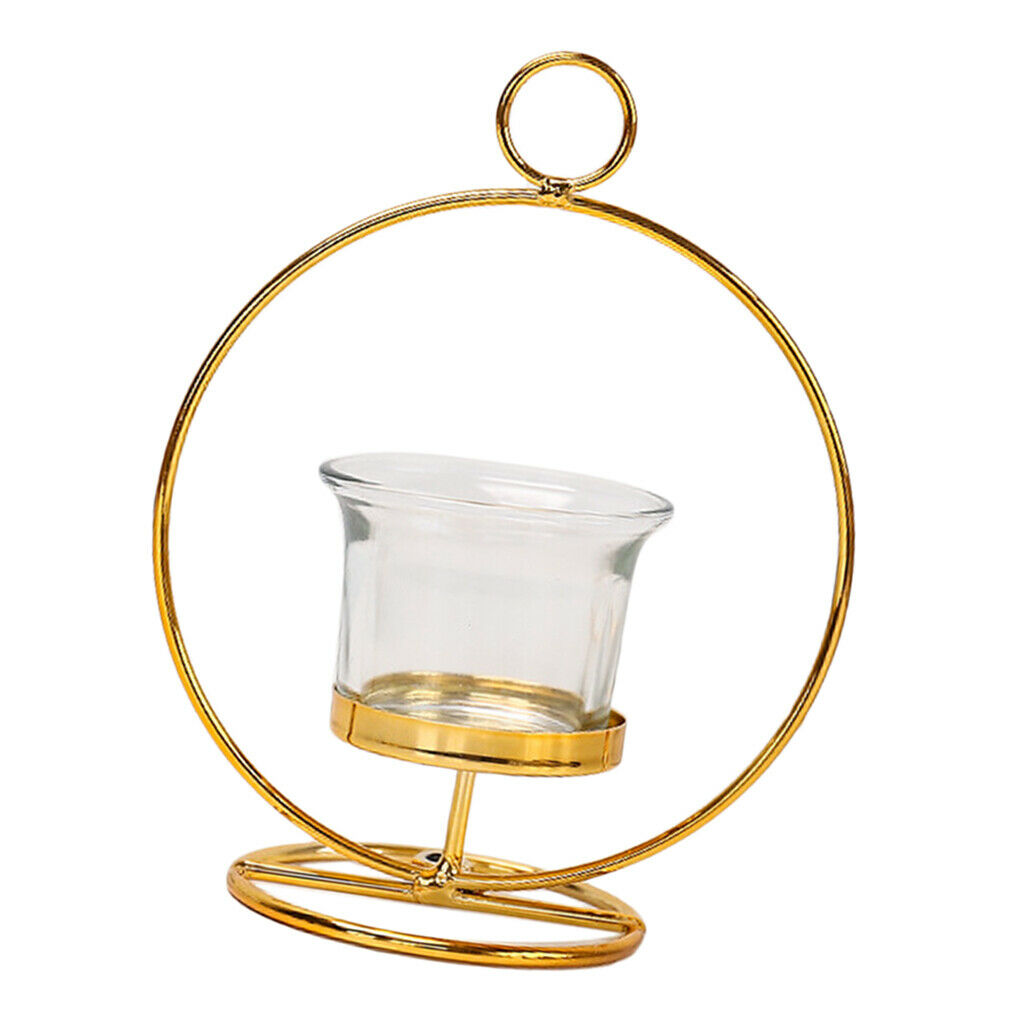 Candle Holder Table Centerpiece Photo Props Dinner Party Decor Square/Round