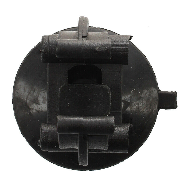 Plastic Aquarium Heater Clips Holder 33mm Dia Sucker 2 Pcs Black V9D9