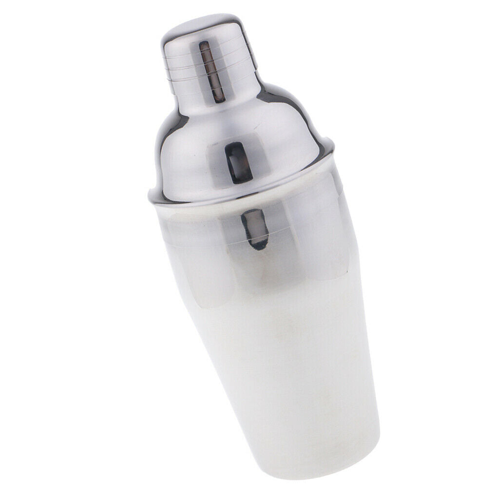 Stainless Steel Cocktail Shaker Tin Wine Drink Mixer Barware Tool 550ml
