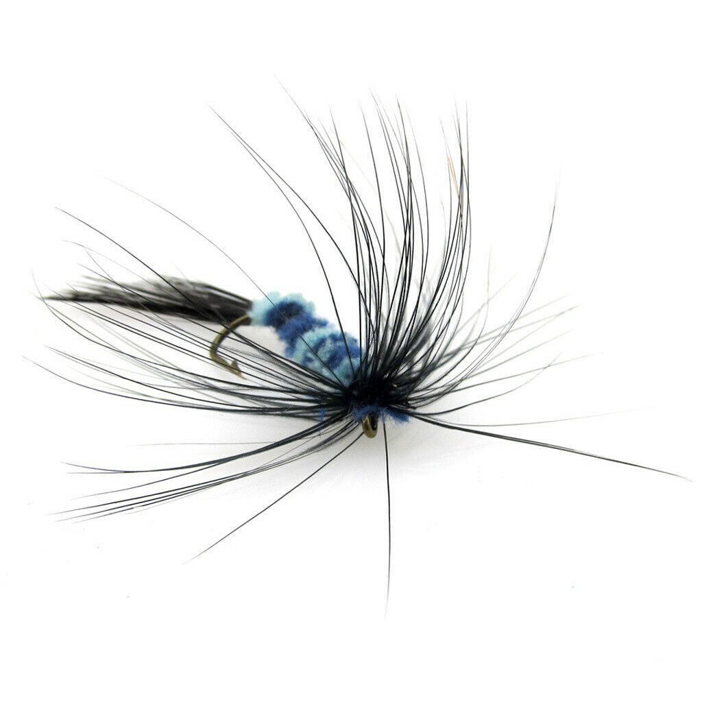 12 Pcs Fly Fishing Flies Set Artificial Insects Wet Spiders Flies