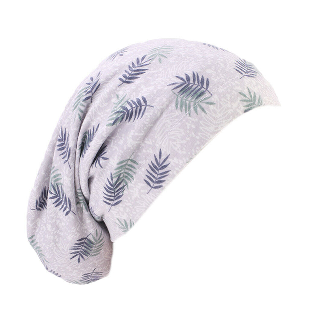Cotton Satin Bonnet Double Layer Sleep   Salon Bonnet Chemo Hat Shower
