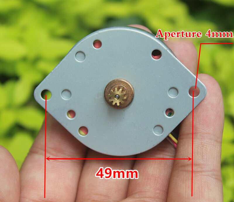 1pcs DC 12V stepping motor step angle 3.6° micro thin stepping motor