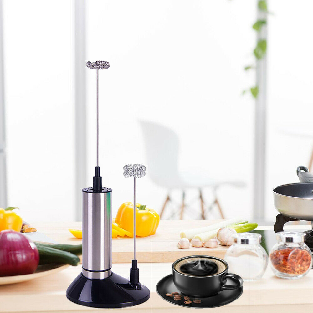 Frother Electric Milk Mixer Drink Foamer Coffee Eggs Beater Whisk Latte Stirrer