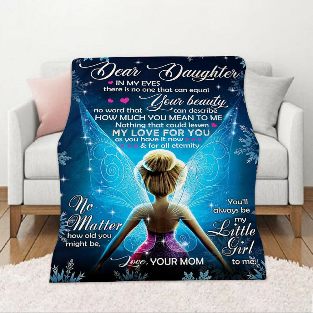 Double-sided Tapestry Blanket Anti-Pilling Tablecloth A Letter From Mother @