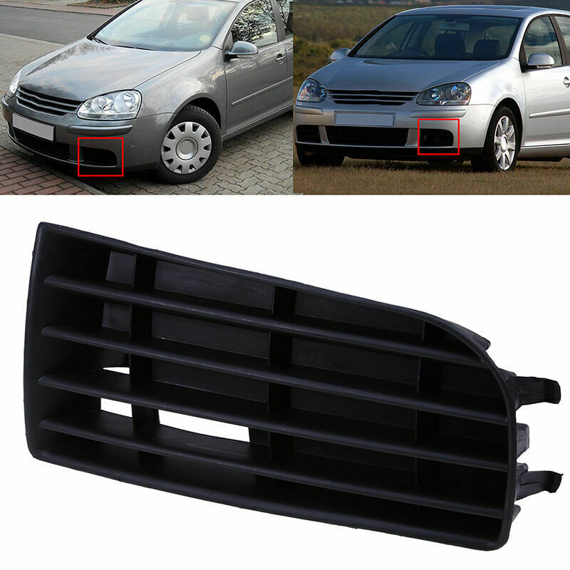Front Left Side Bumper Lower Fog Light Grill Cover For Volkswagen Golf 2004-2009