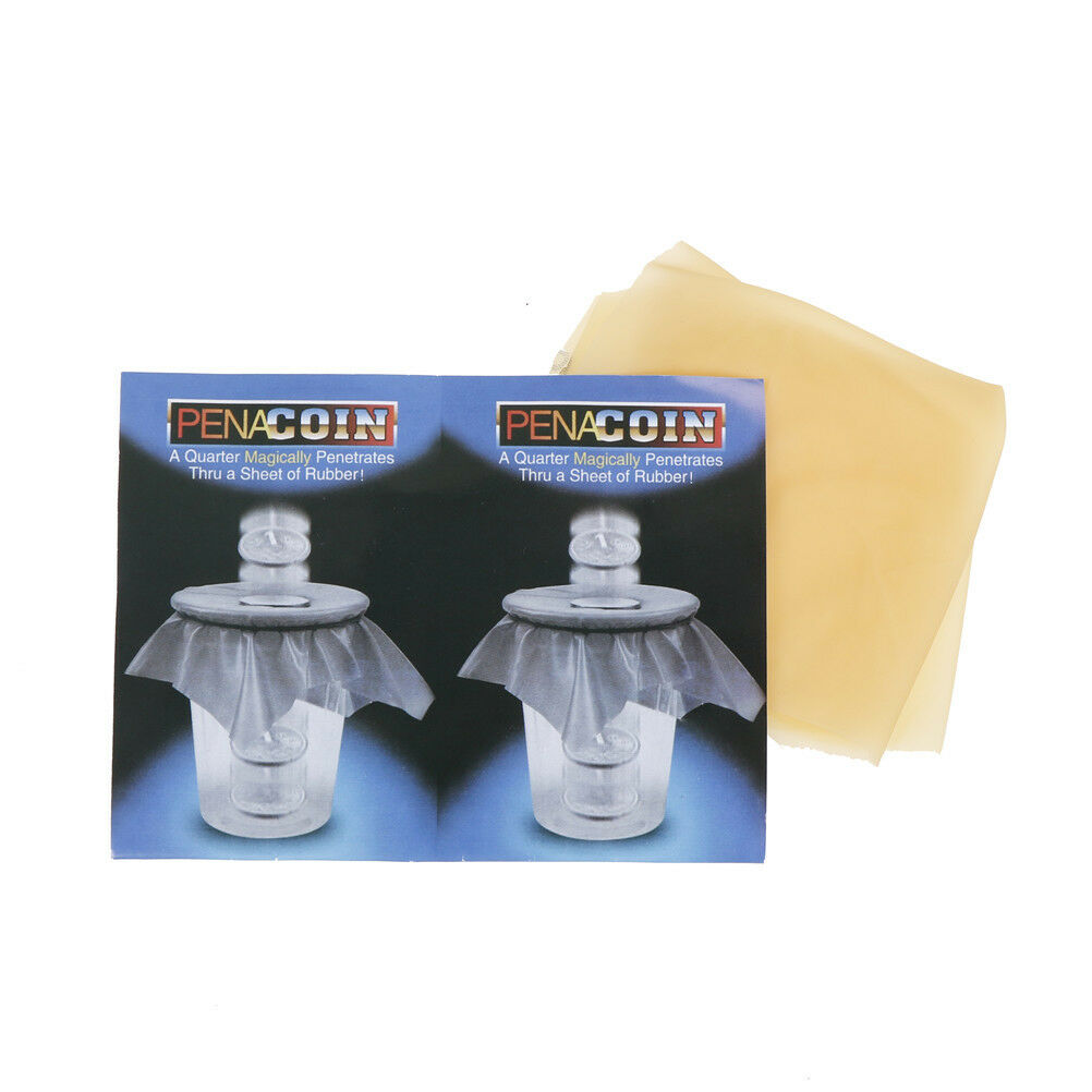 Pena/Penetrating Coin - Coin Penetrates a Rubber Sheet Into a Glass Cup UsefI*WF