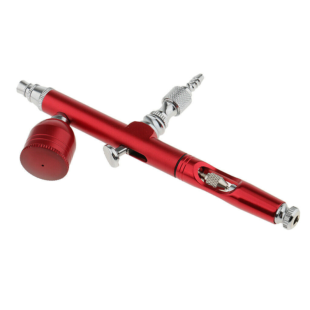 Dual Action Air Brush Paint Spray Tools for Nail Tattoo Cake Body Art Red