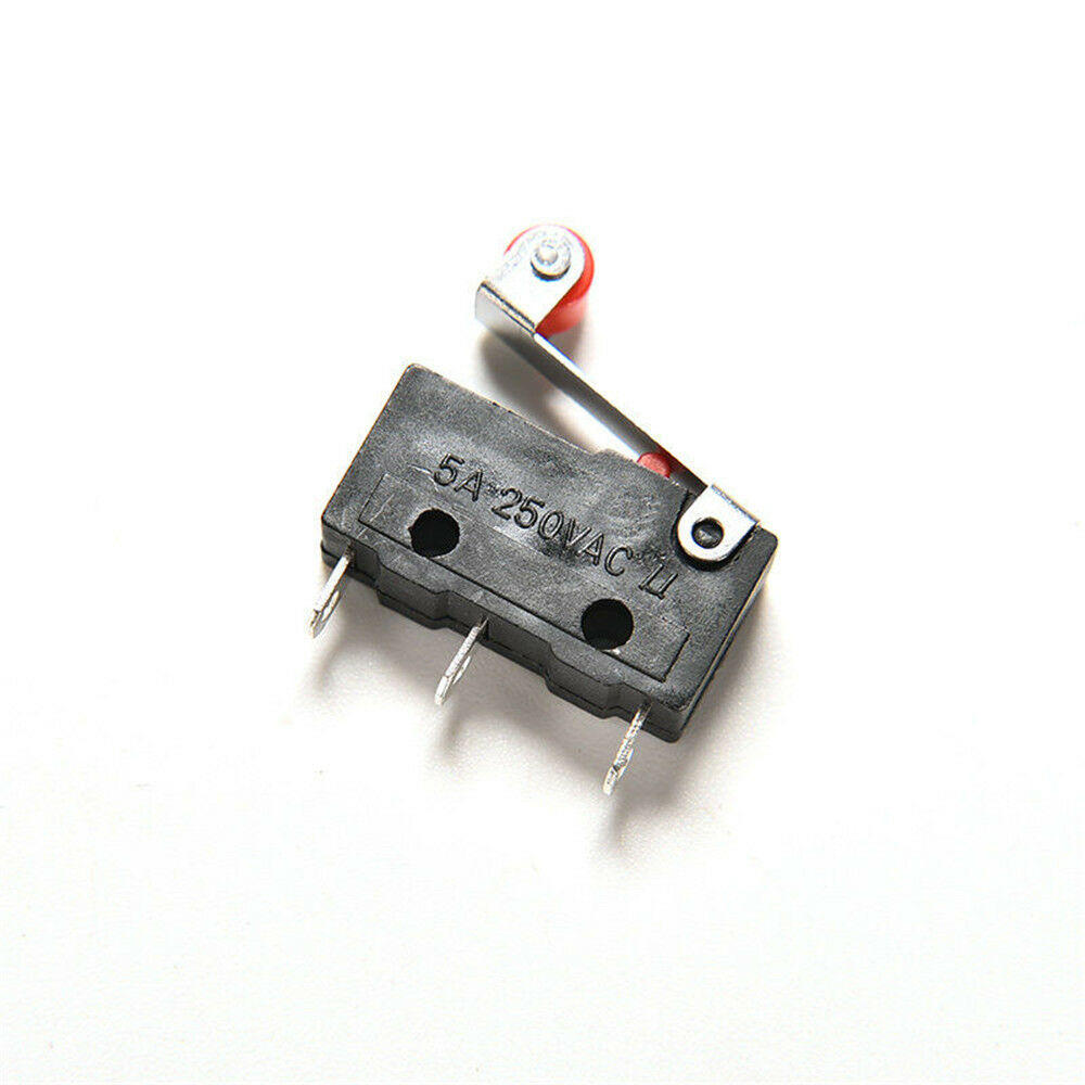 10Pcs Kw12-3 PCB Microswitch Hot Micro Roller Lever Arm Open Close Limit Switch