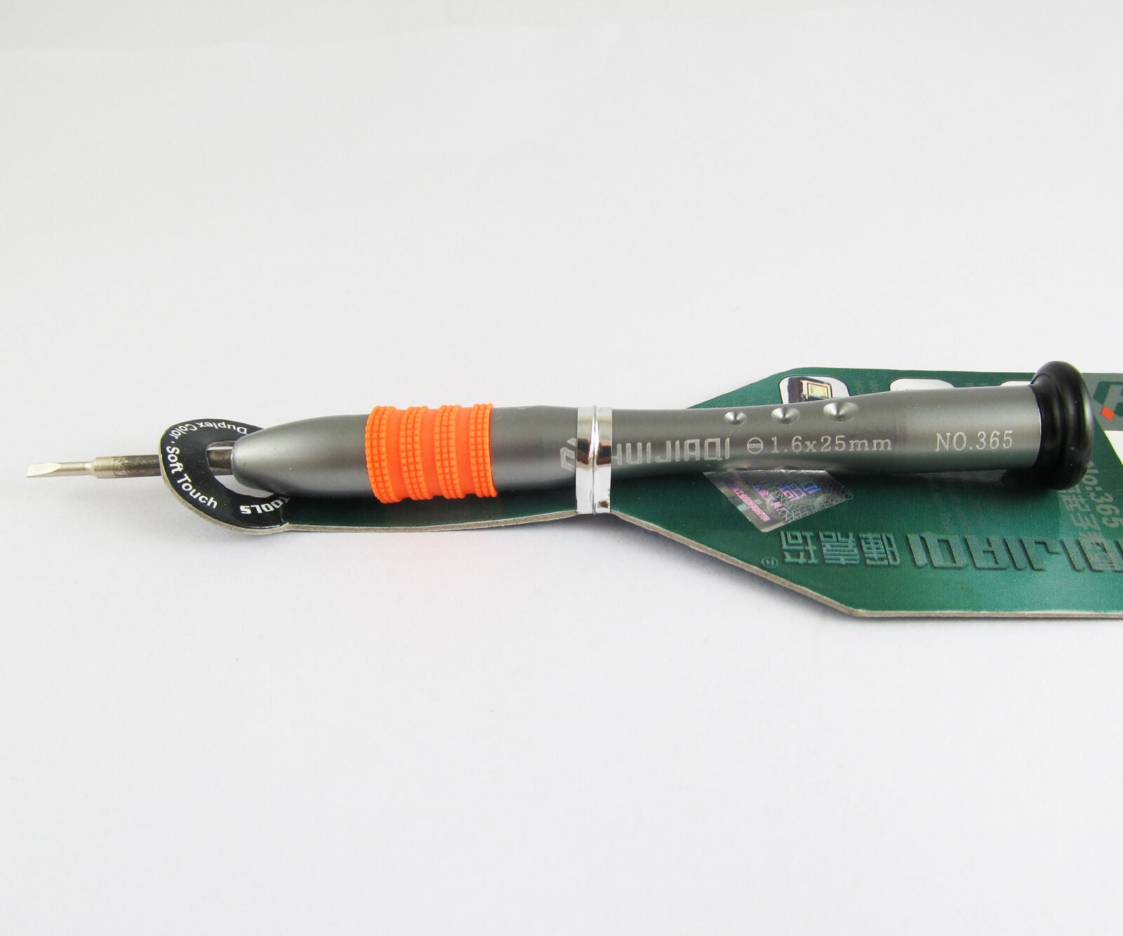 10pcs 1.6x25mm HUIJIAQI Zinc Alloy CR-V Screwdriver slotted screwdriver Tools