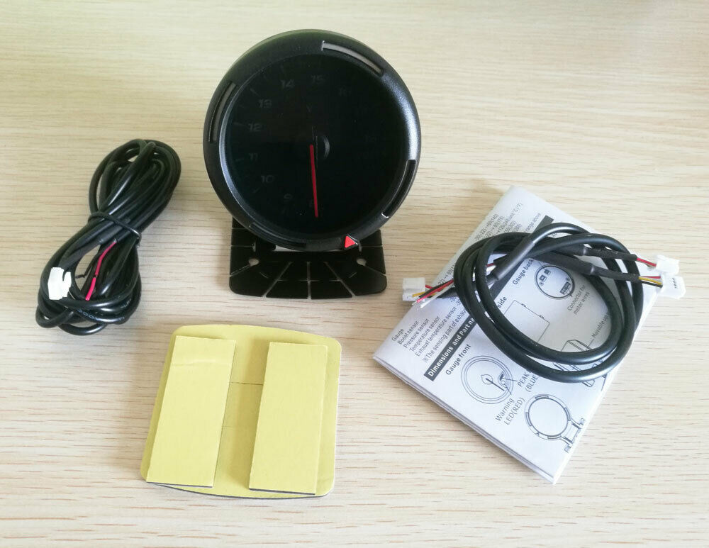 60mm/2.5'' car modified voltmeter 8-18V racing instrument 64 colors of backlight