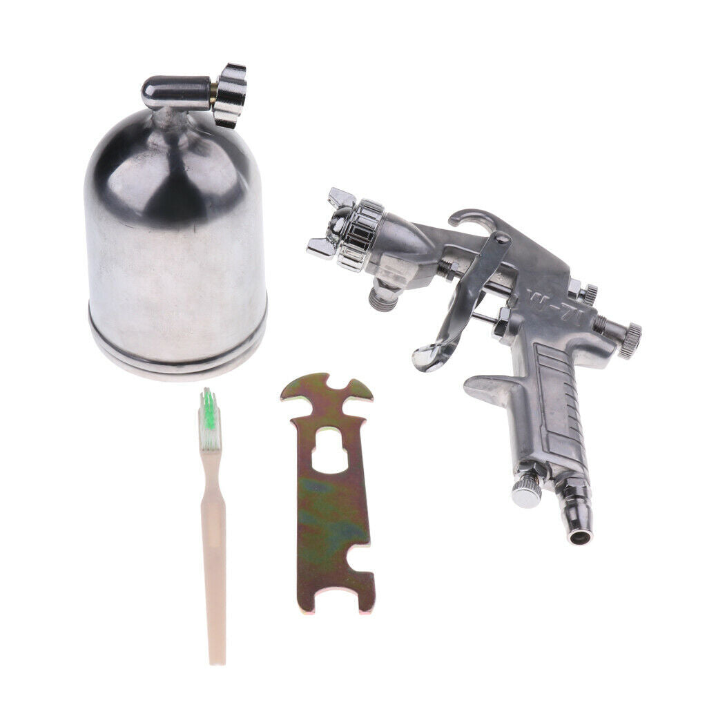 W-71 Pneumatic Air Spray Gun w/ Above Cup 1.5mm Nozzle 400cc Capacity