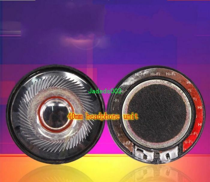 2pcs 0.35W 33ohm Hifi headphones 40MM ultra-thin Speaker Home Audio Earphone