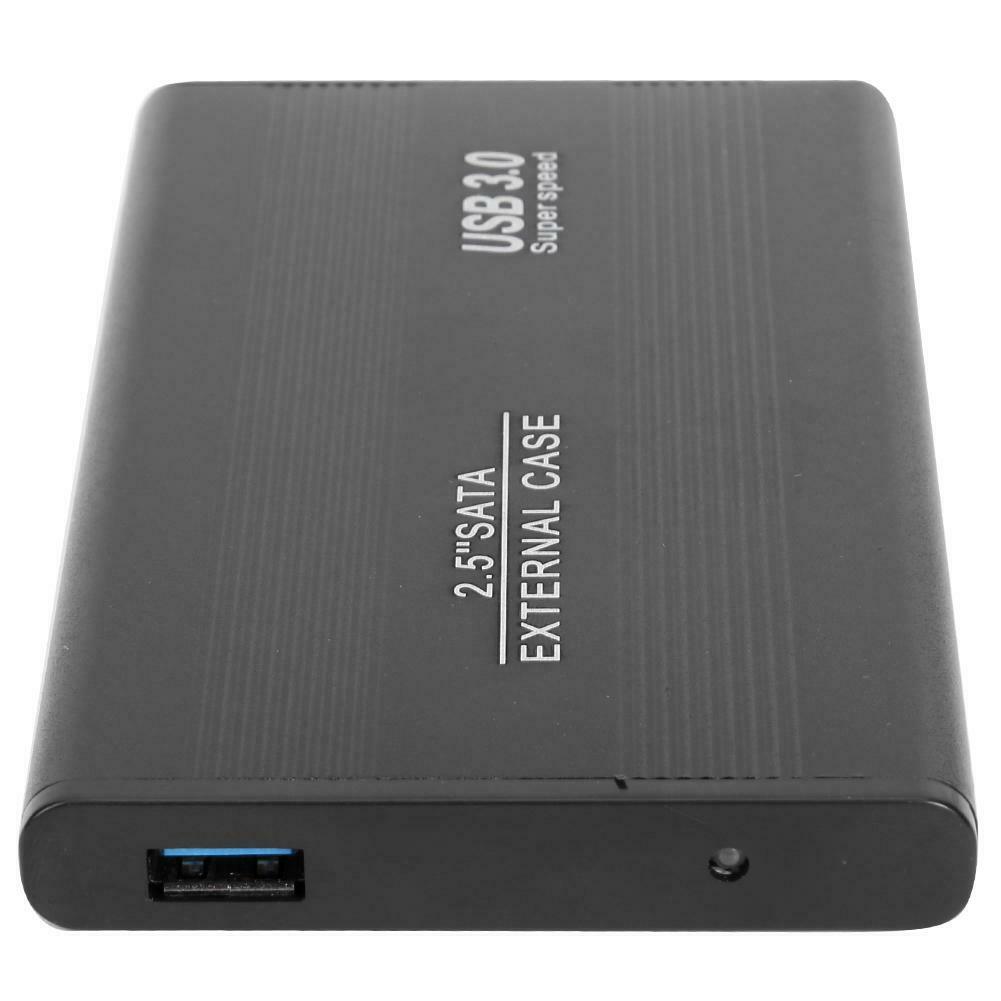 2.5" USB 3.0 to SATA External Portable 6-Gbps SSD HDD Case Hard Drive Enclosure