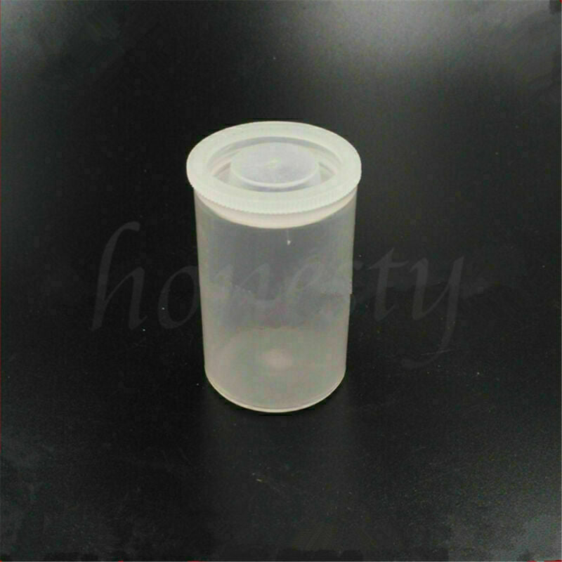 5pcs Plastic Empty Black/White Bottle 35mm Film Cans Canisters Containers