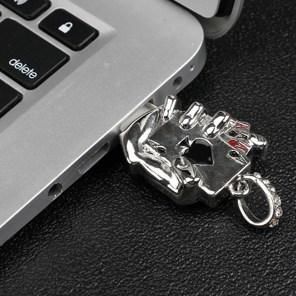 16G USB2.0 Flash Drive Memory Stick Thumb Jump Pen Drives Metal for Computer