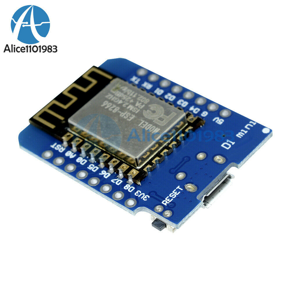 2 x USB NodeMCU Lua ESP8266 ESP-12 4M Bytes WeMos D1 Mini WIFI Development Board