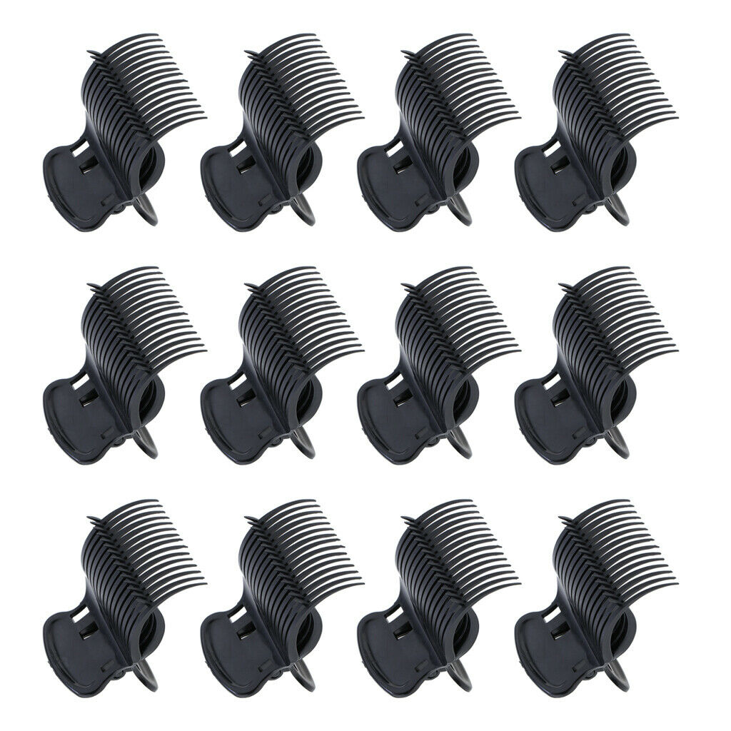 Packs Barber Curling Roller Clip Sectioning Dye Heatproof Curler Clips Salon DIY