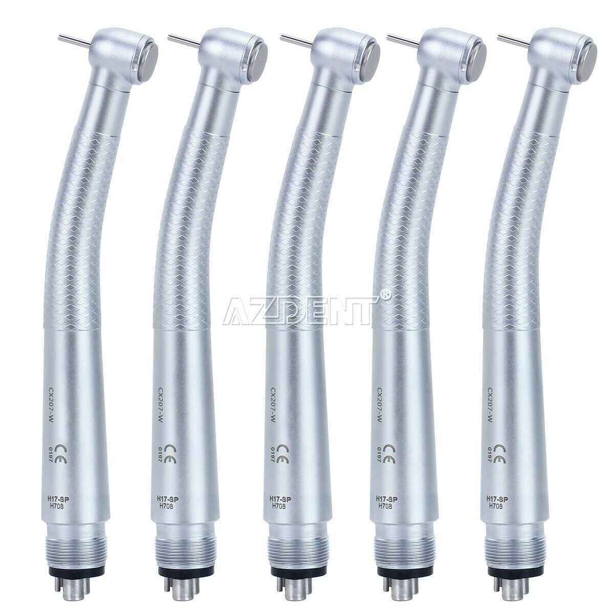 Dental COXO 4 Holes High Speed Standard Push Button 3 Water Spray Handpiece