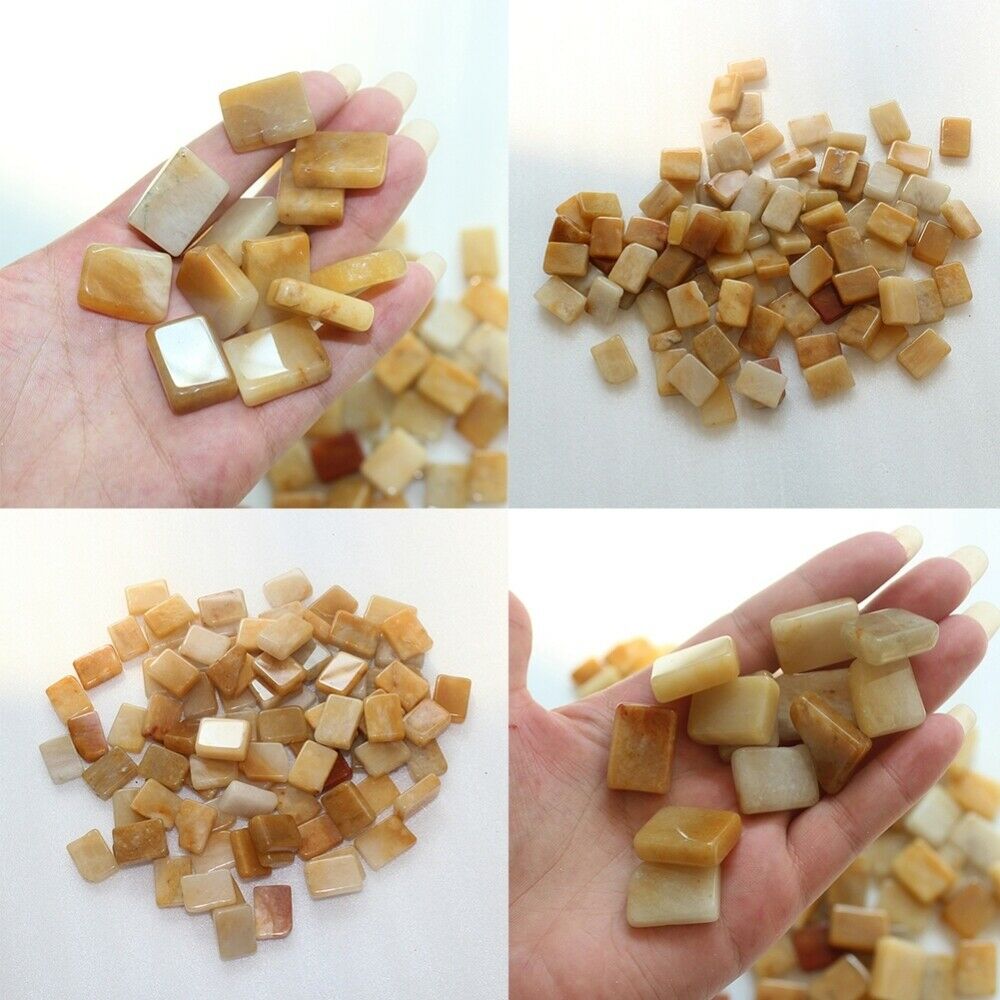 100g Natural Mineral Quartz Crystal Stone Chip Rock Healing Garden Decor Mini