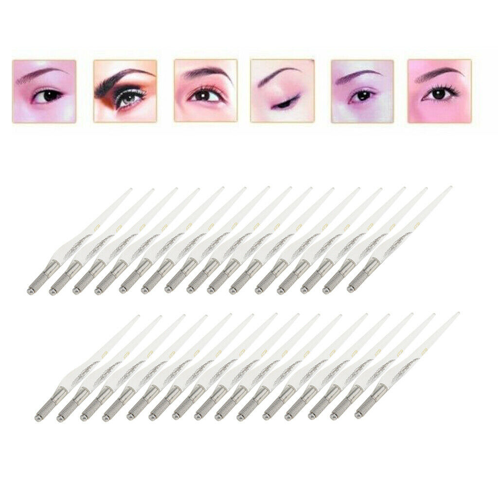 Pack of 30 Reusable Lip Line Eyeliner Body Art Tattoo Permanent Makeup Pens
