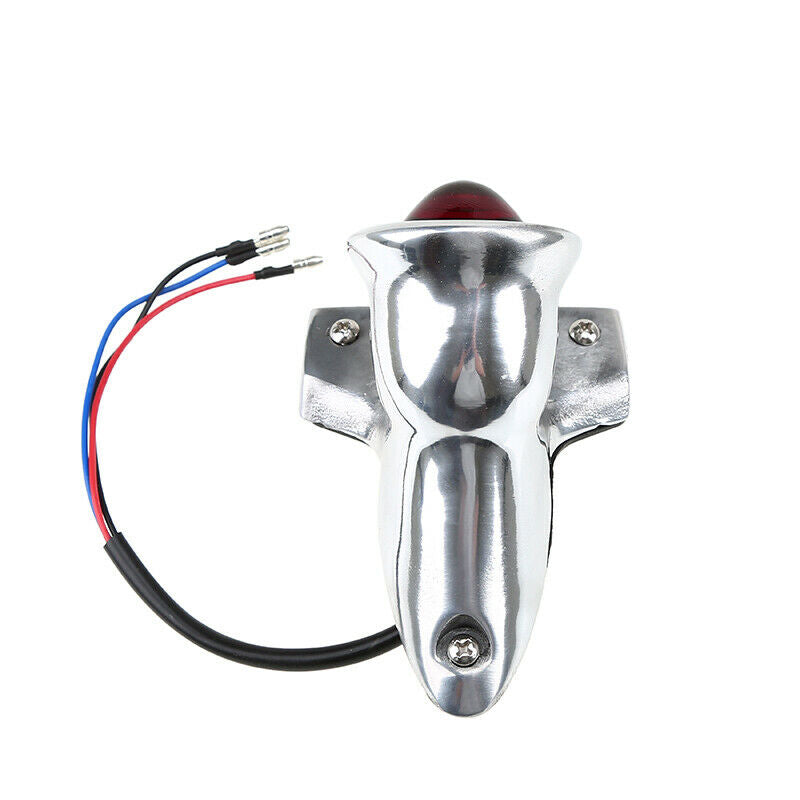 Motorcycle ABS White Brake Blinker Turn Signal Tail Light Rear Lamp Red Light