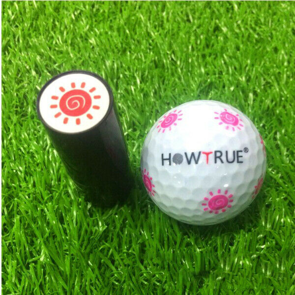 2x 5.3cm Golf Ball Stamper Stamp Seal Impression Marker Print Gift Prize