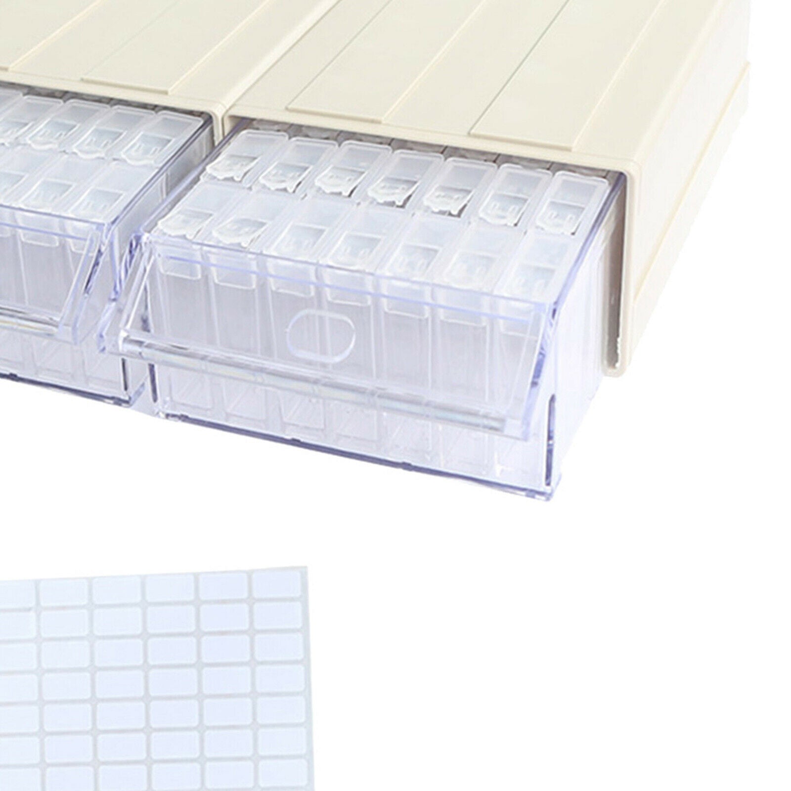 70 Grids Acrylic 5D Diamond Storage Box Portable Organizer Case Holder