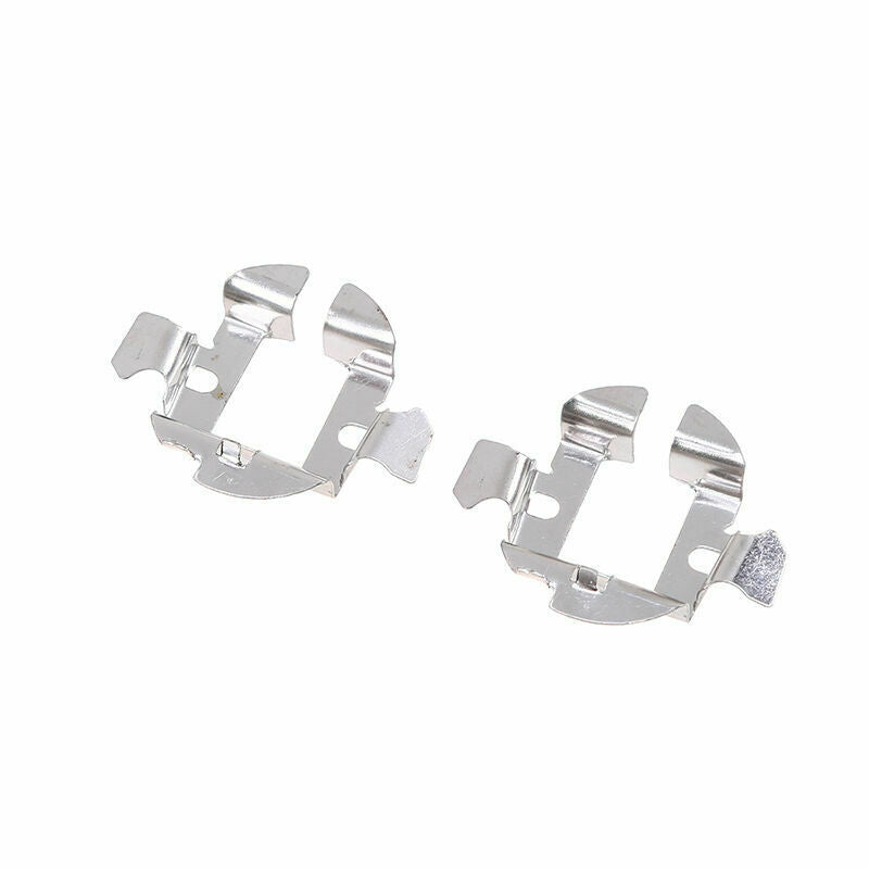 2X Sliver H7 HID Bulb Socket Holder Adapter Base Retainer Clips for Audi A6