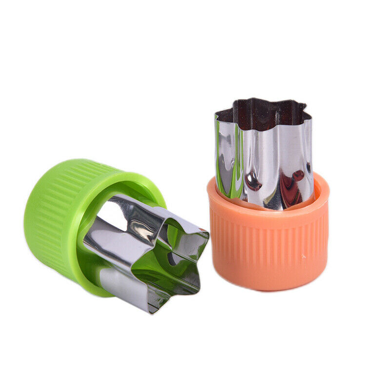 3pcs/Set Stainless Steel Cookie Mold Vegetable Fruit Shape Cutters Kitche.l8