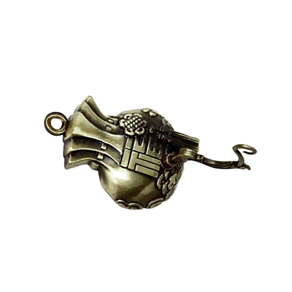 Metal Lucky Bag Pattern Wind Chime Hanger Bell Charm Hook Garden Ornament
