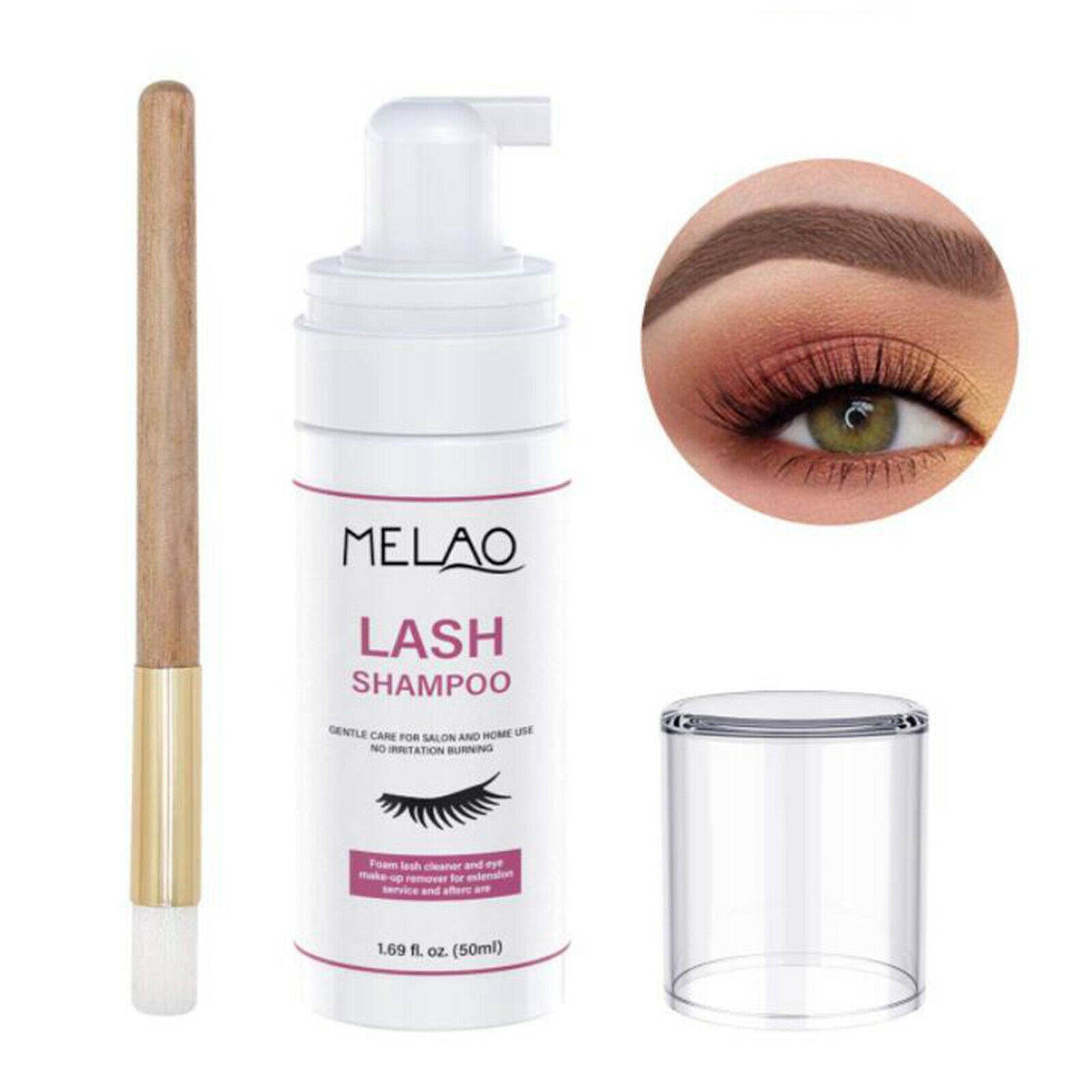 Eyelash Extension Shampoo 50ml 1.69fl.oz Lash Foam Foaming Cleanser Gentle