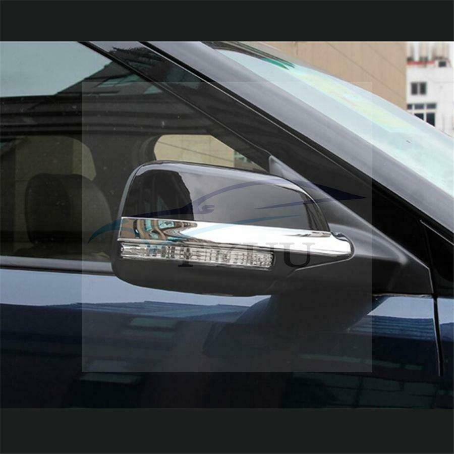 2x For Ford Explorer 2011-2019 ABS Chrome Side Rearview Mirror Strip Cover Trims