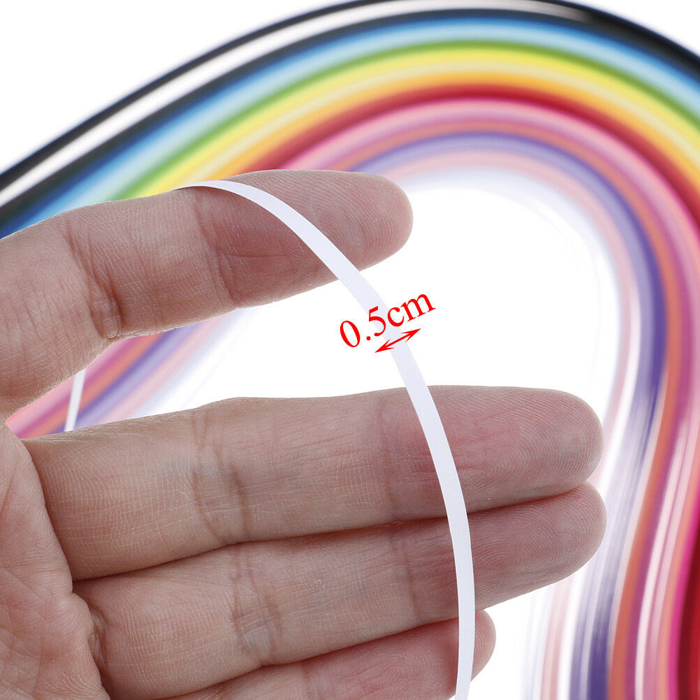 260 Stripes quilling paper 5mm width mixed color for diy hand craft 26 co.l8