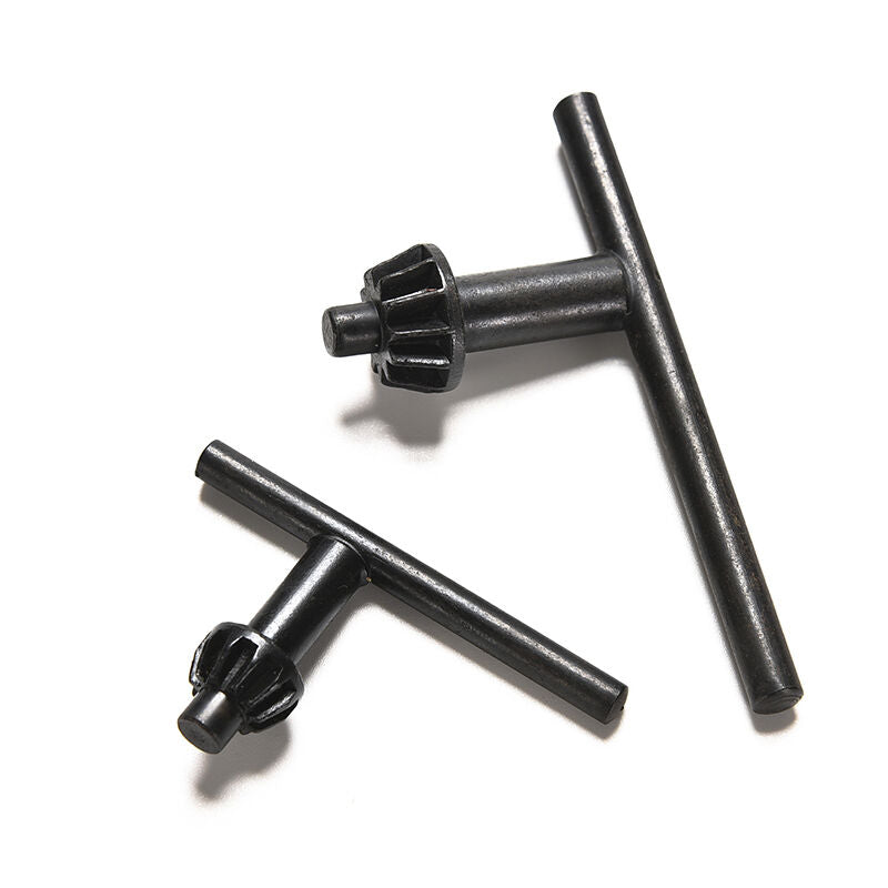 Drill Chuck Keys 10mm 3/8" and 13mm 1/2" Black Replacement Chuck Key TooN WF
