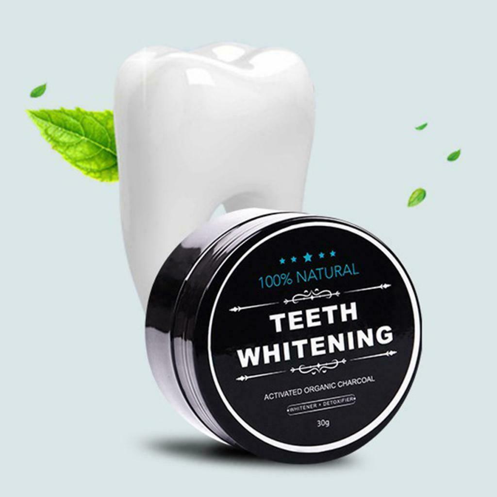 Activated Charcoal Powder Effectively Stains Remover Black Teeth Whitening