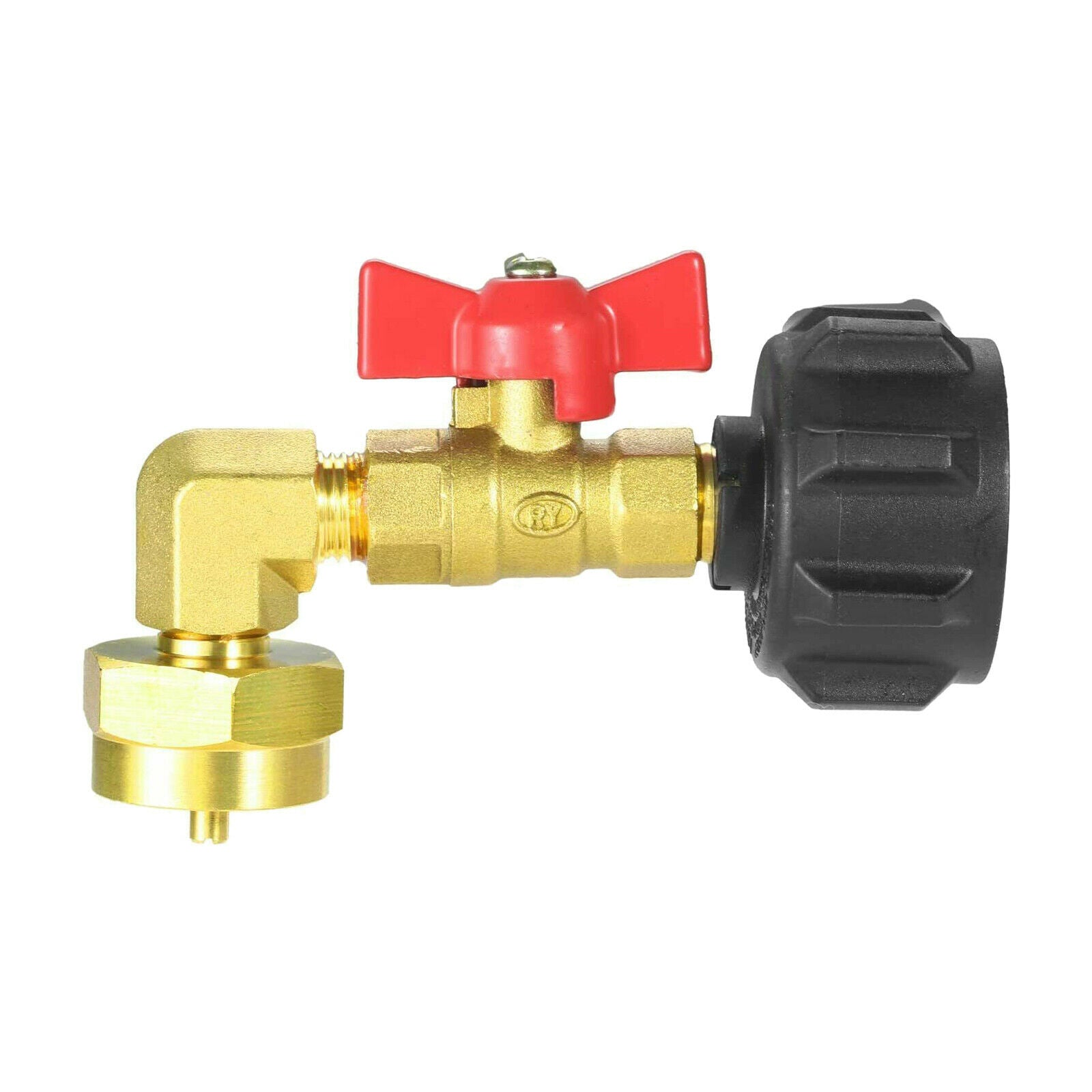 90 Degree QCC1 Type Propane Refill Adapter Coupler Fits for Camping Grill
