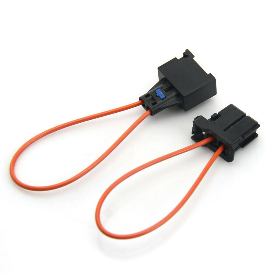 Stable Plastic Î¦1.0 Core Diagnostic Fiber Optic Loop Male & Female Plug Adapter