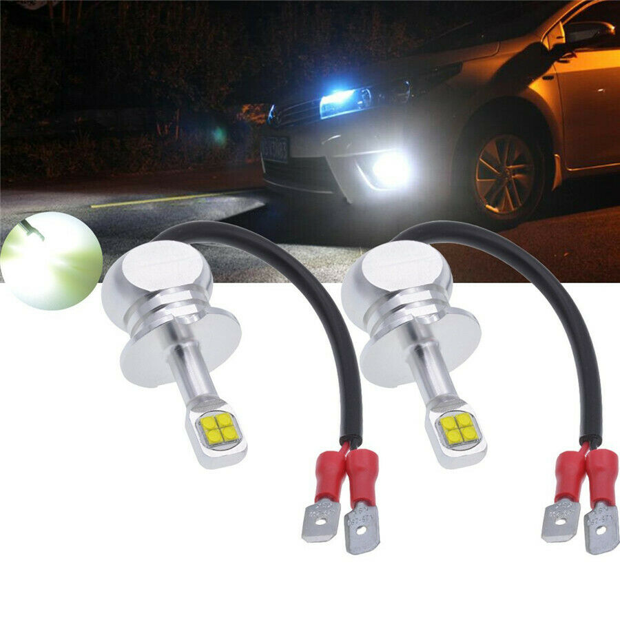 Pair 8W 1500LM 360°Beam DRL Driving Lamp LED Fog Bulbs For SUV Pickup Truck ATV