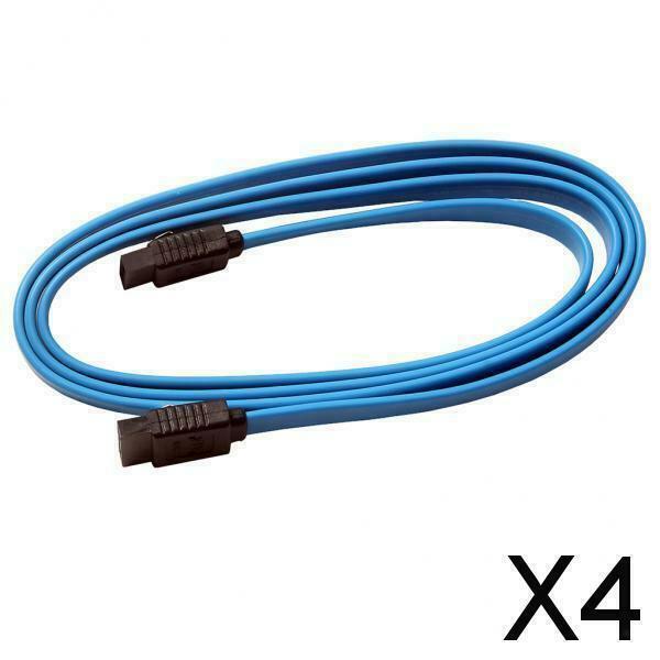 4X HDD 7 pin SATA 3.0 Data Extension Cable Copper Core Cord 1M/3.3ft 6Gb/s