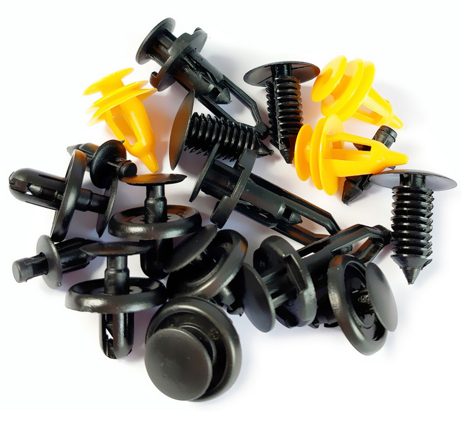 120Pcs Mixed Auto Car Fastener Clips Bumper Fender Trim Plastic Rivet Door Panel