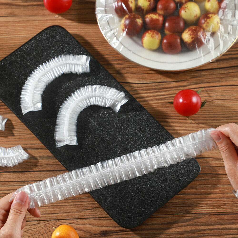 Disposable Food Storage Covers for Bowls Elastic Plate Covers Bowl 100Pcs/Set