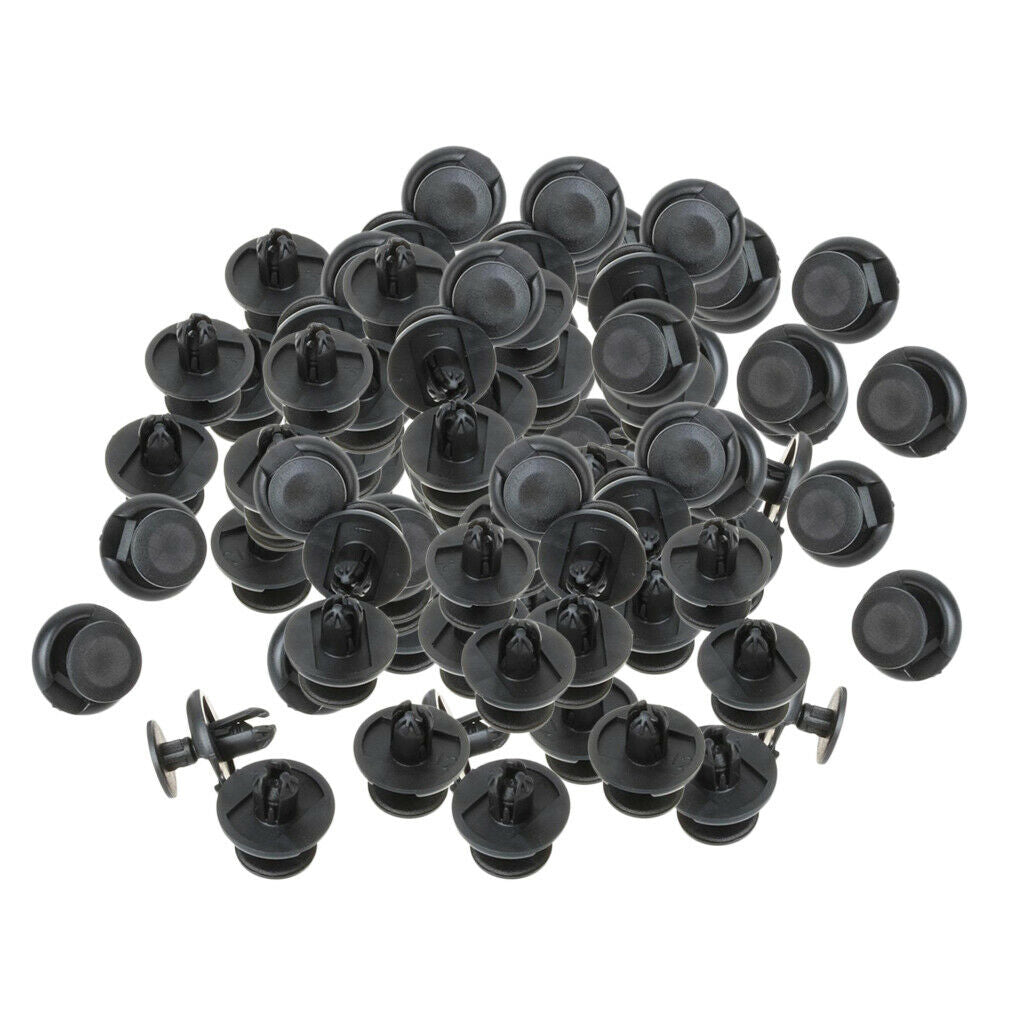 100 Pieces Universal Automotive Nylon Push Pin Rivet Trim Clip Fastener Kit