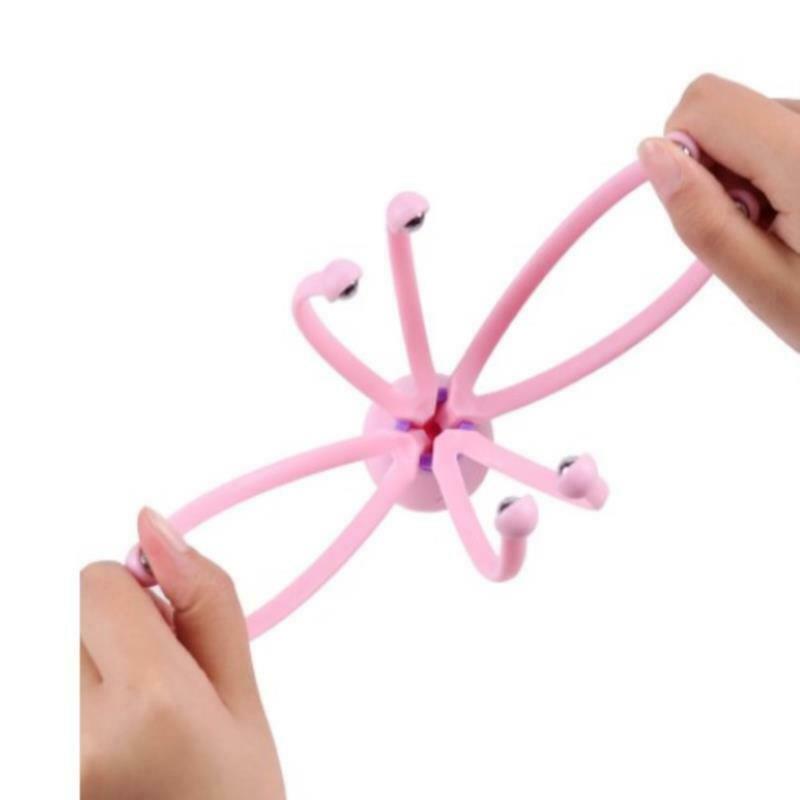 1PC Claw Massager Octopus Head Scalp Neck Stress Release Relief Head C XC