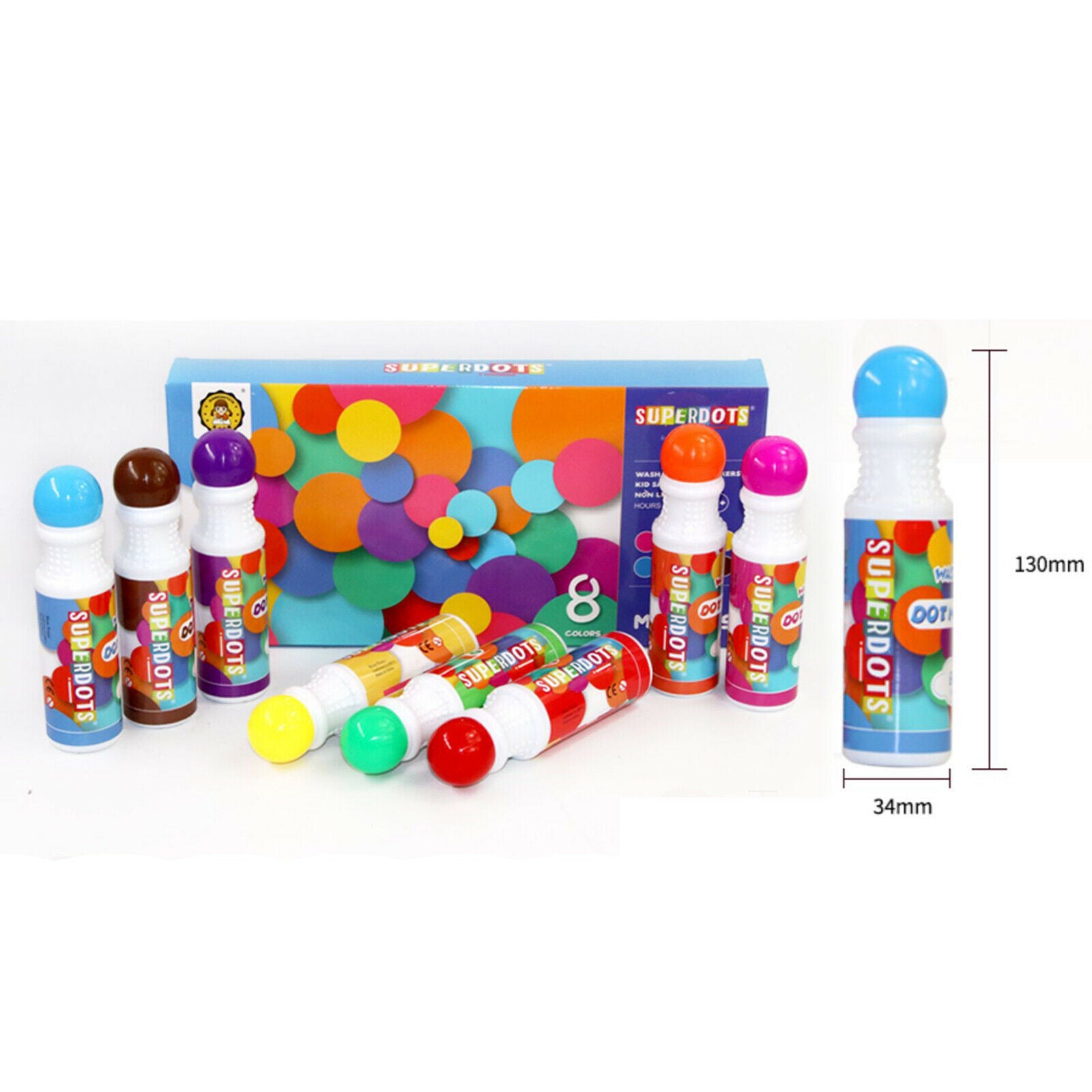 Dot Markers Pens Bingo Dabbers for Preschool Kids Painting No Mess Easy Grip