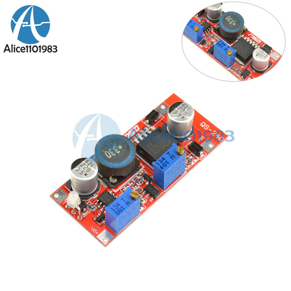 10PCS LM2596 DC-DC Step-down Adjustable CC/CV Power Supply Module Converter LED