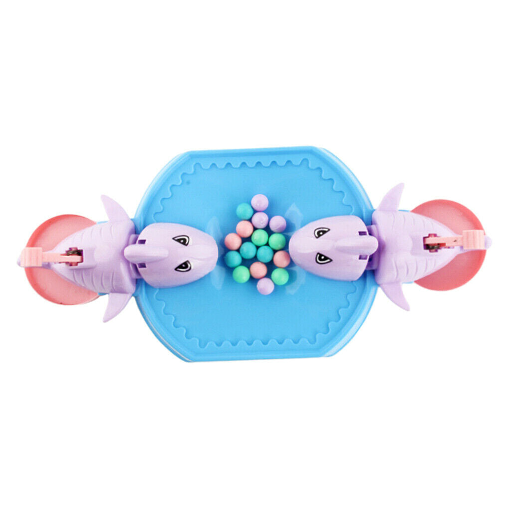 Plastic Shark To Eat Beans Children Kids Parent-child Grab Plate Funny