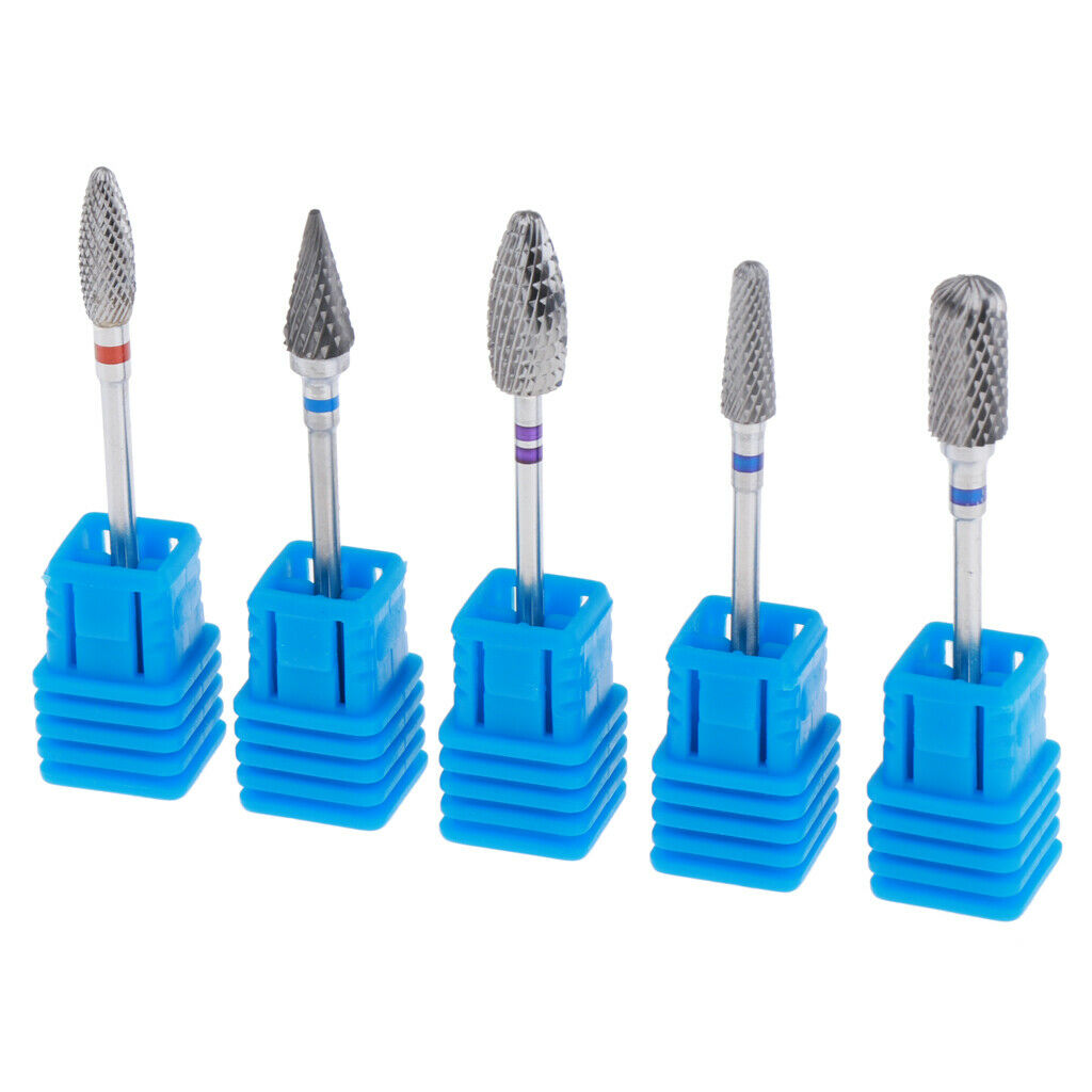 5pcs Pro Nails Drill Bits Set Manicure DIY Grinding Polishing Buffing Head