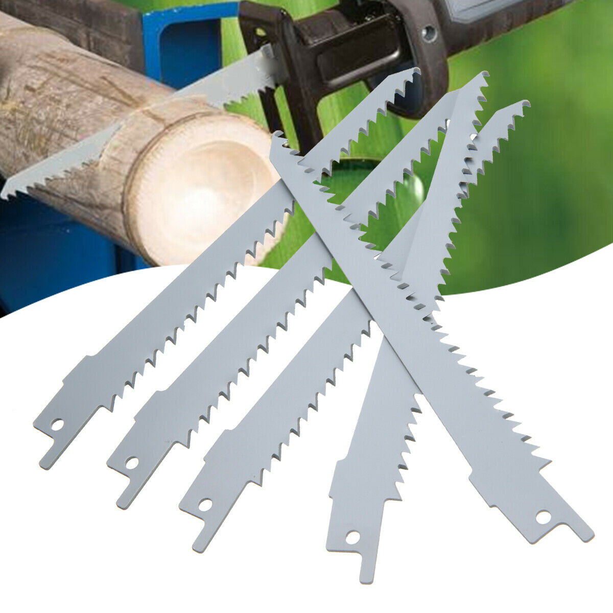 5pc set 6" Reciprocating Saw Blade Blades For Wood, , Metal Pipe