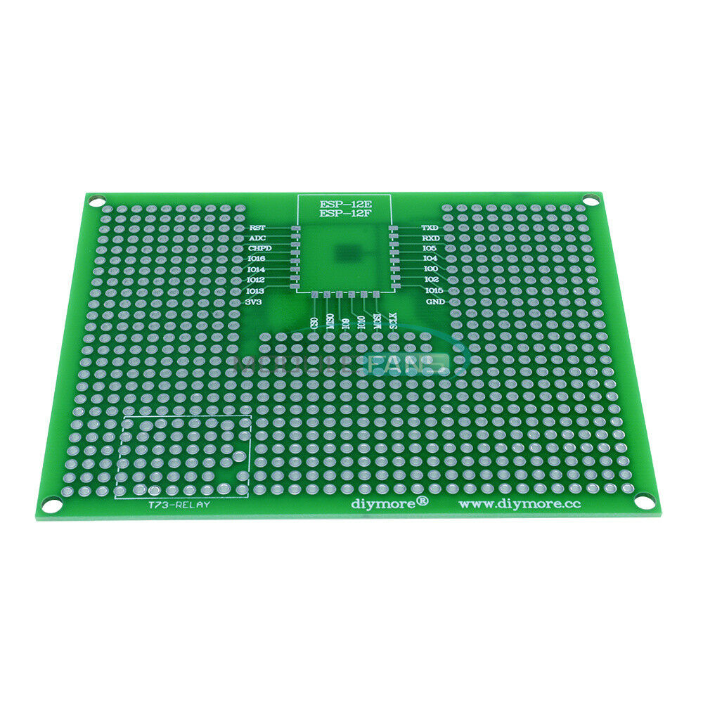7x9 CM 70x90mm Prototype PCB for ESP-32/ESP-32S ESP-12E/ESP-12F Support a Relay
